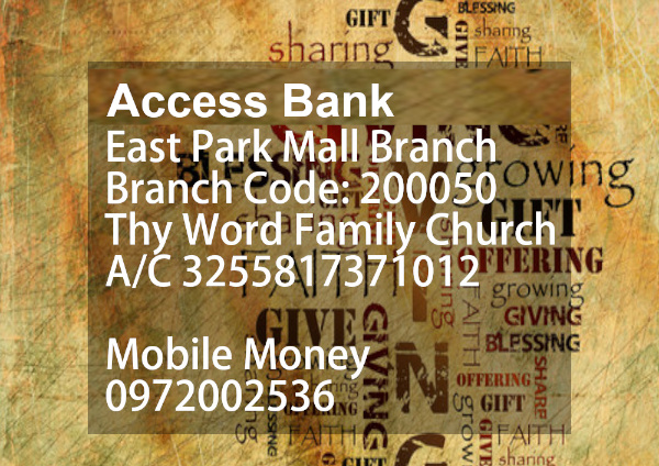 church bank account for giving